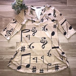 Azalea by Firmiana Music Note Dress